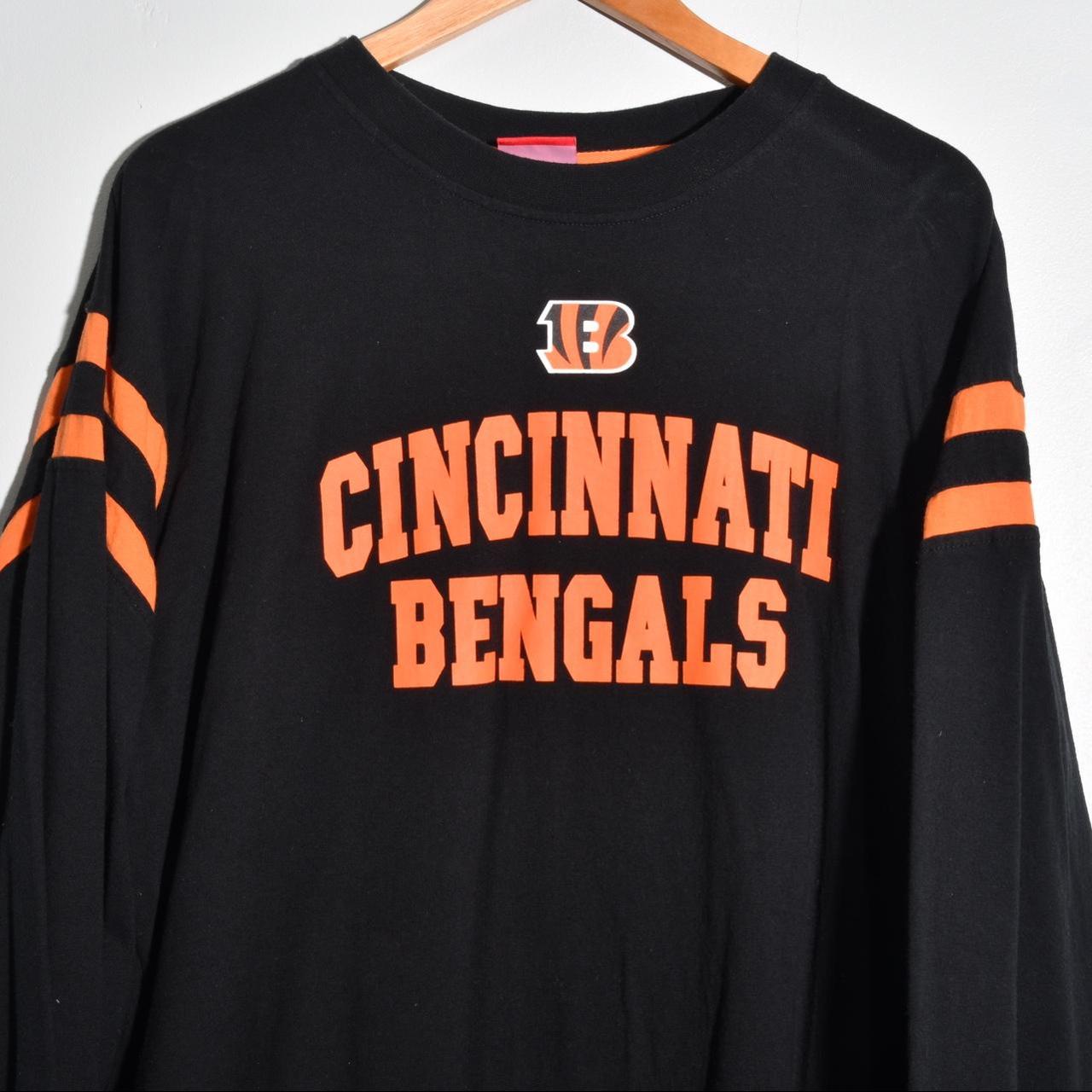 Cincinnati bengals shirt, nfl apparel brand, good - Depop