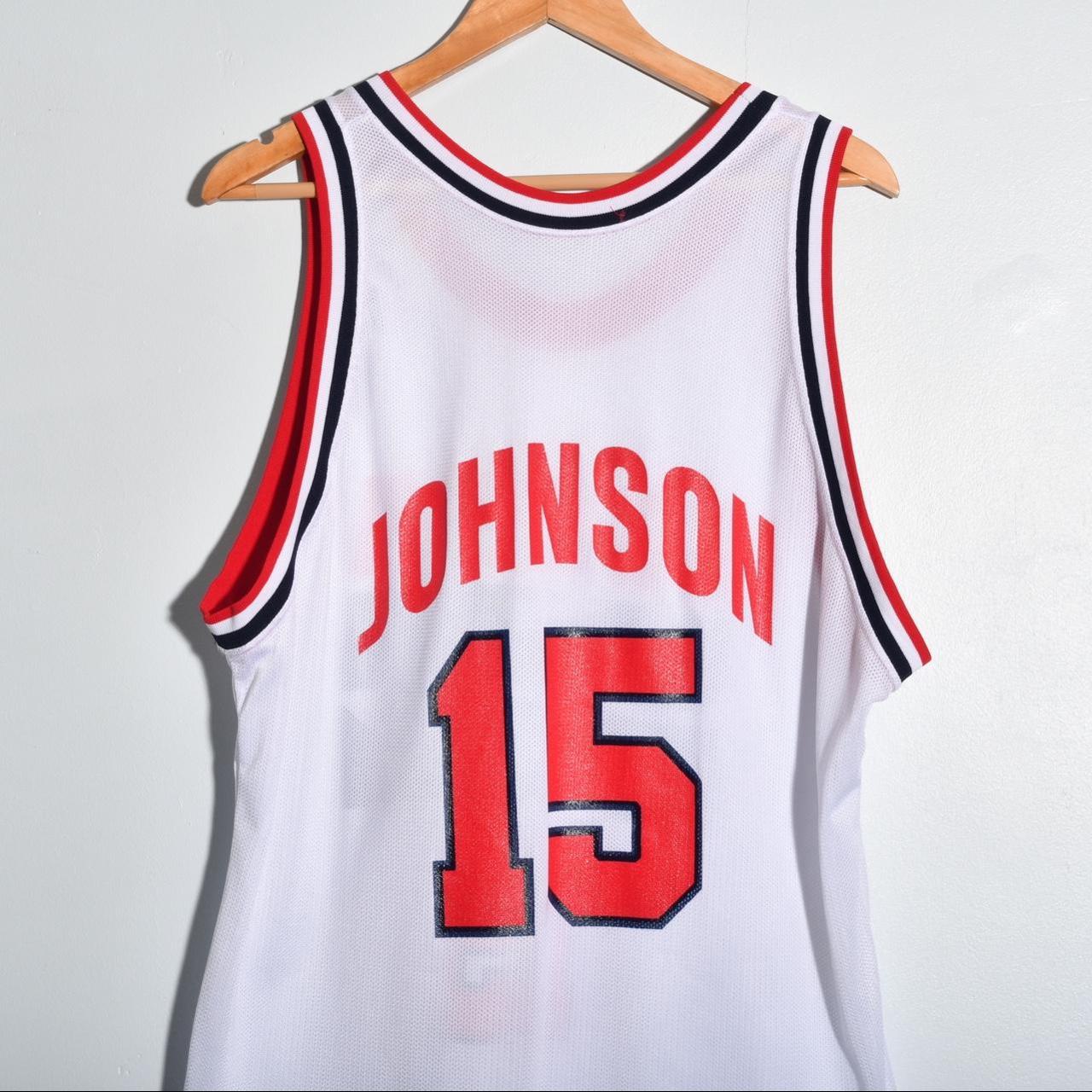 Vintage Champion Magic Johnson Team USA Basketball Jersey Size