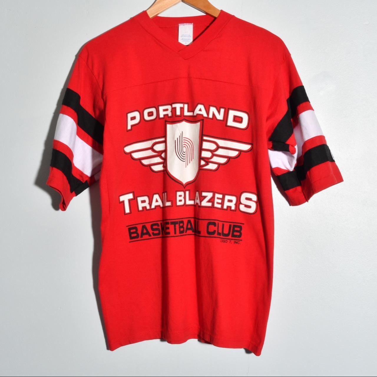 Vintage 90s Portland Trailblazers Logo 7 - Depop