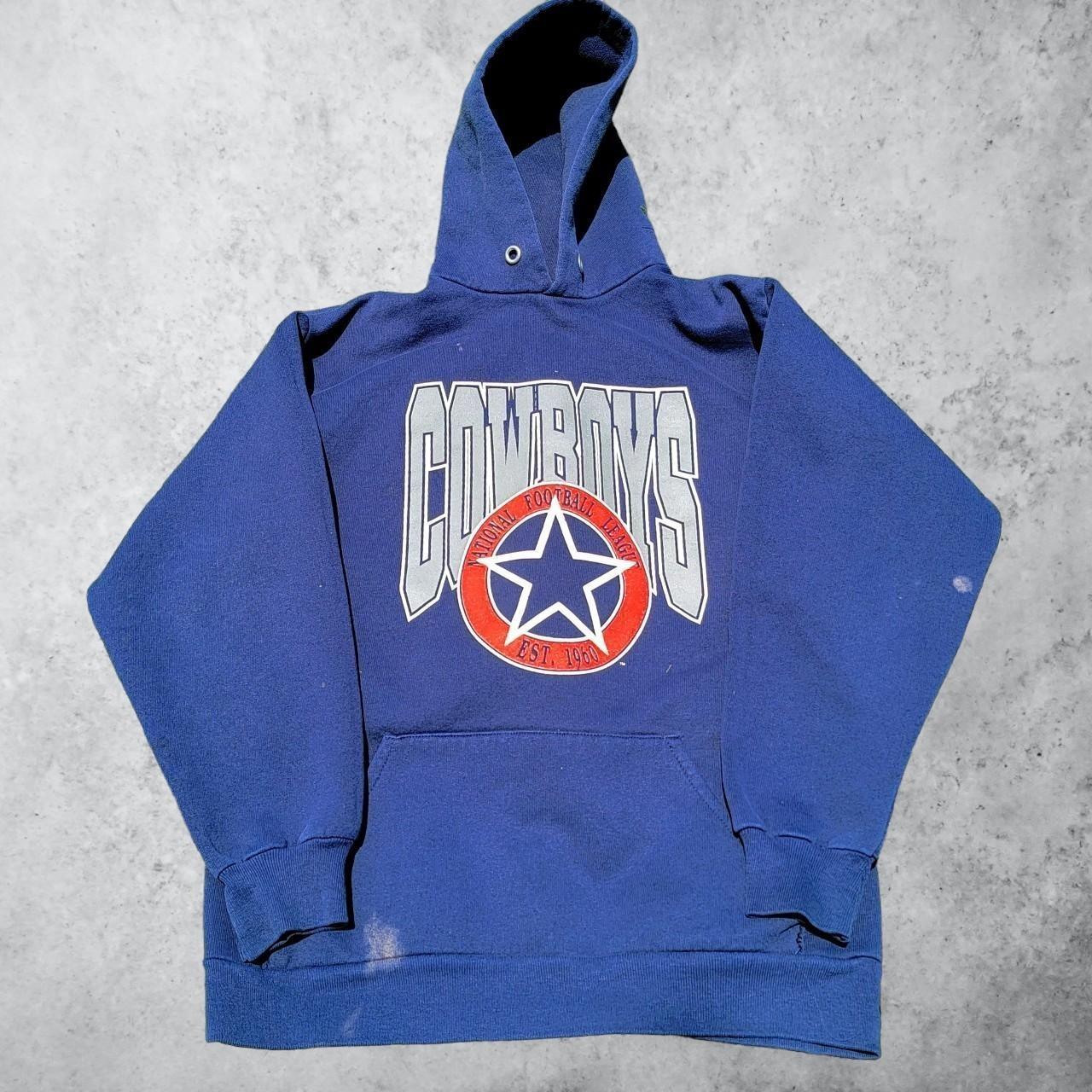 Vintage Dallas Cowboys Hoodie S - Blue