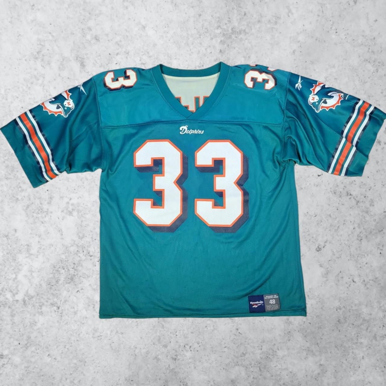 Vintage NFL jersey. Reebok Miami Dolphins, Abdul - Depop