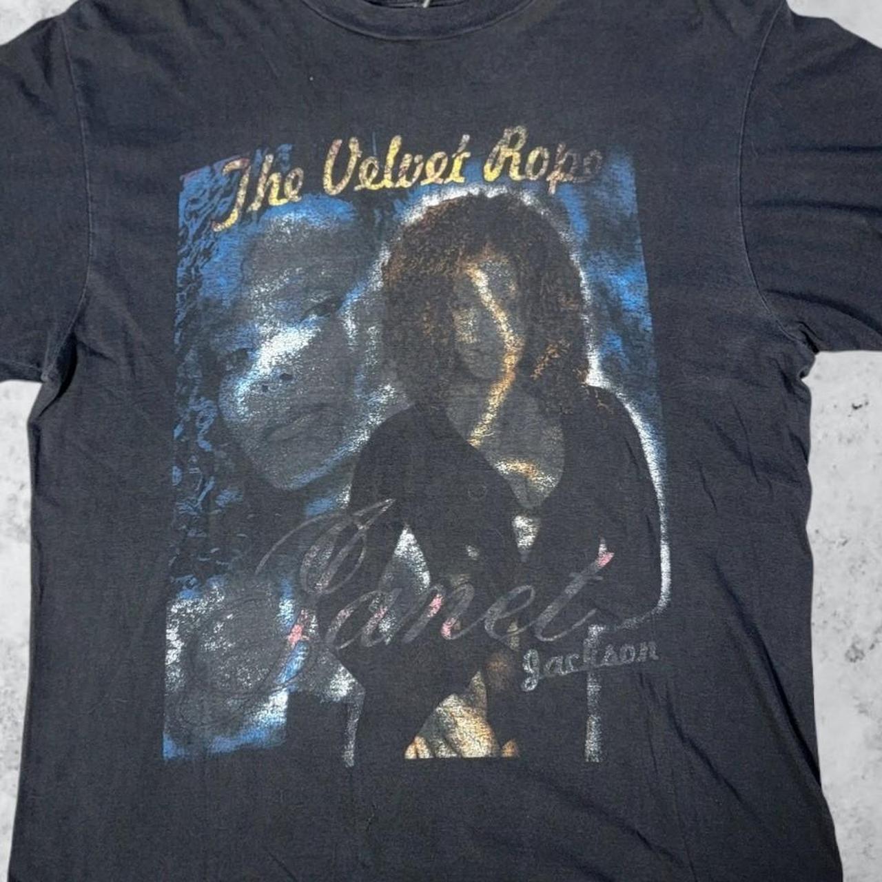 Vintage rap tee. Janet Jackson Velvet Rope tour...