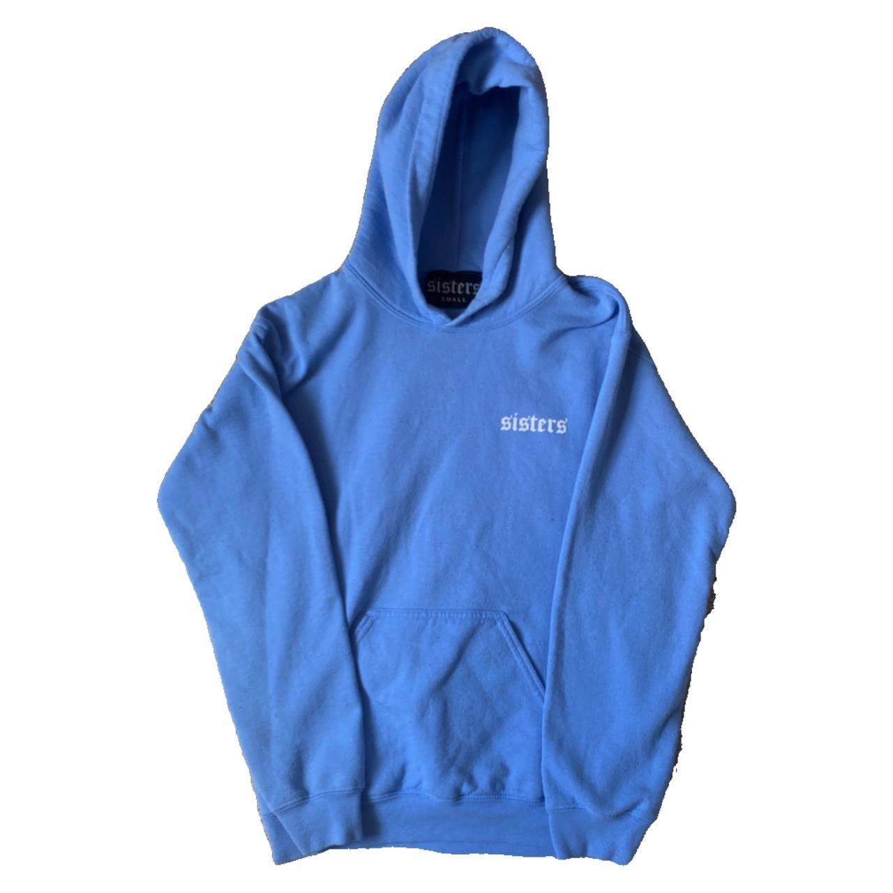 James charles light 2025 blue sisters hoodie