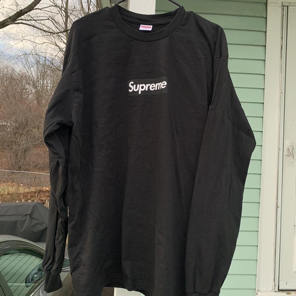 supreme black on black bogo tee