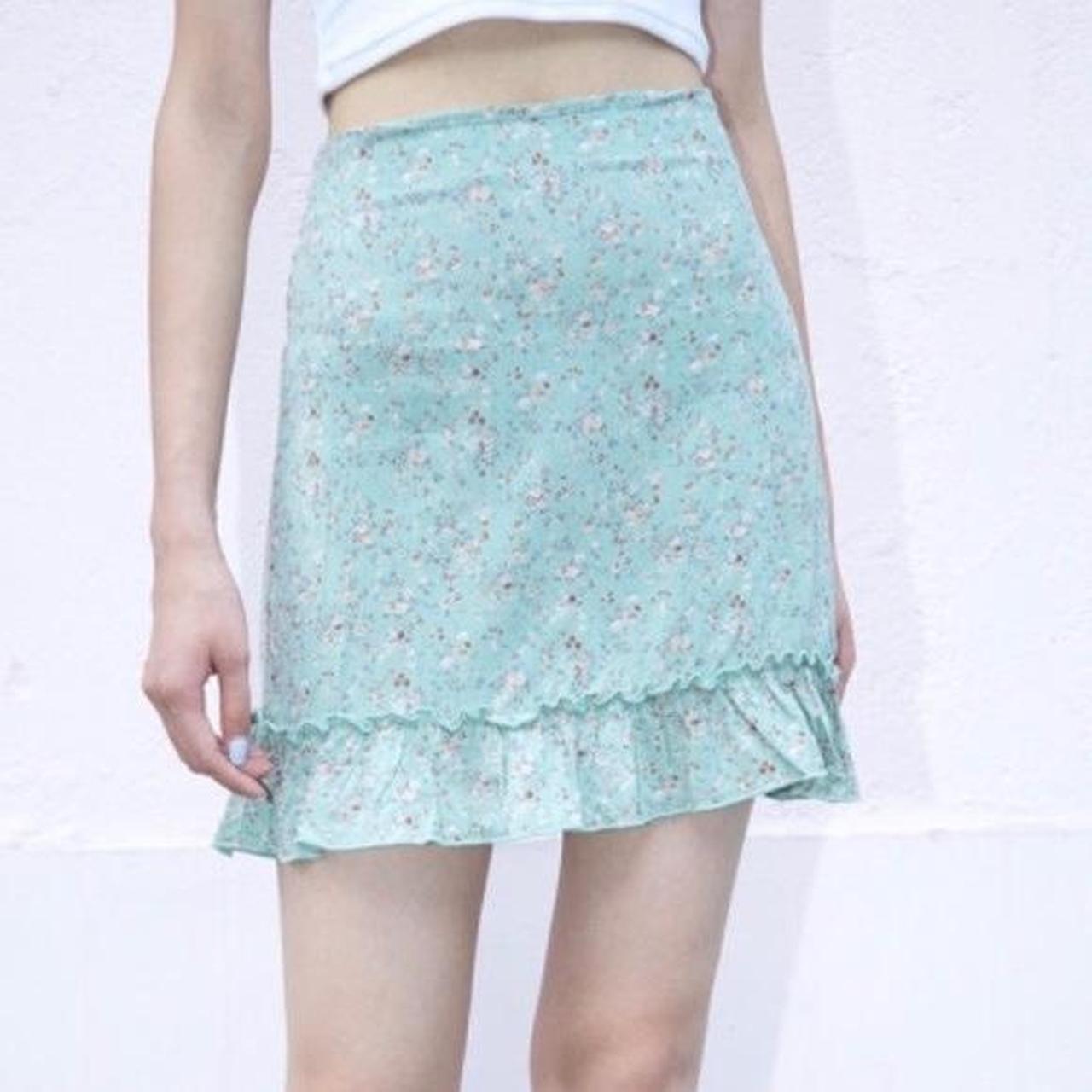 cara ruffle skirt brandy melville