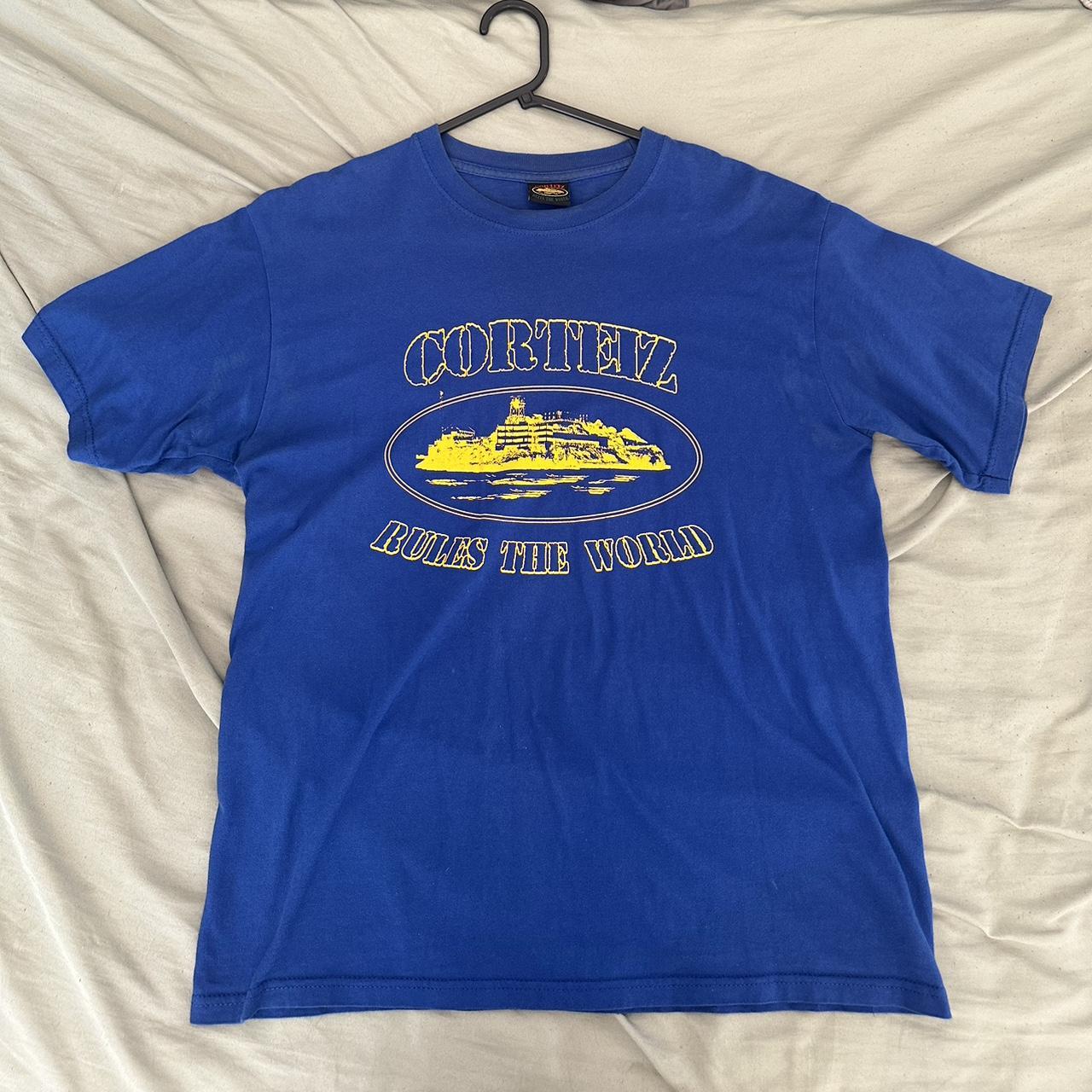 Corteiz Alcatraz T shirt Colour : Blue Size : | Depop