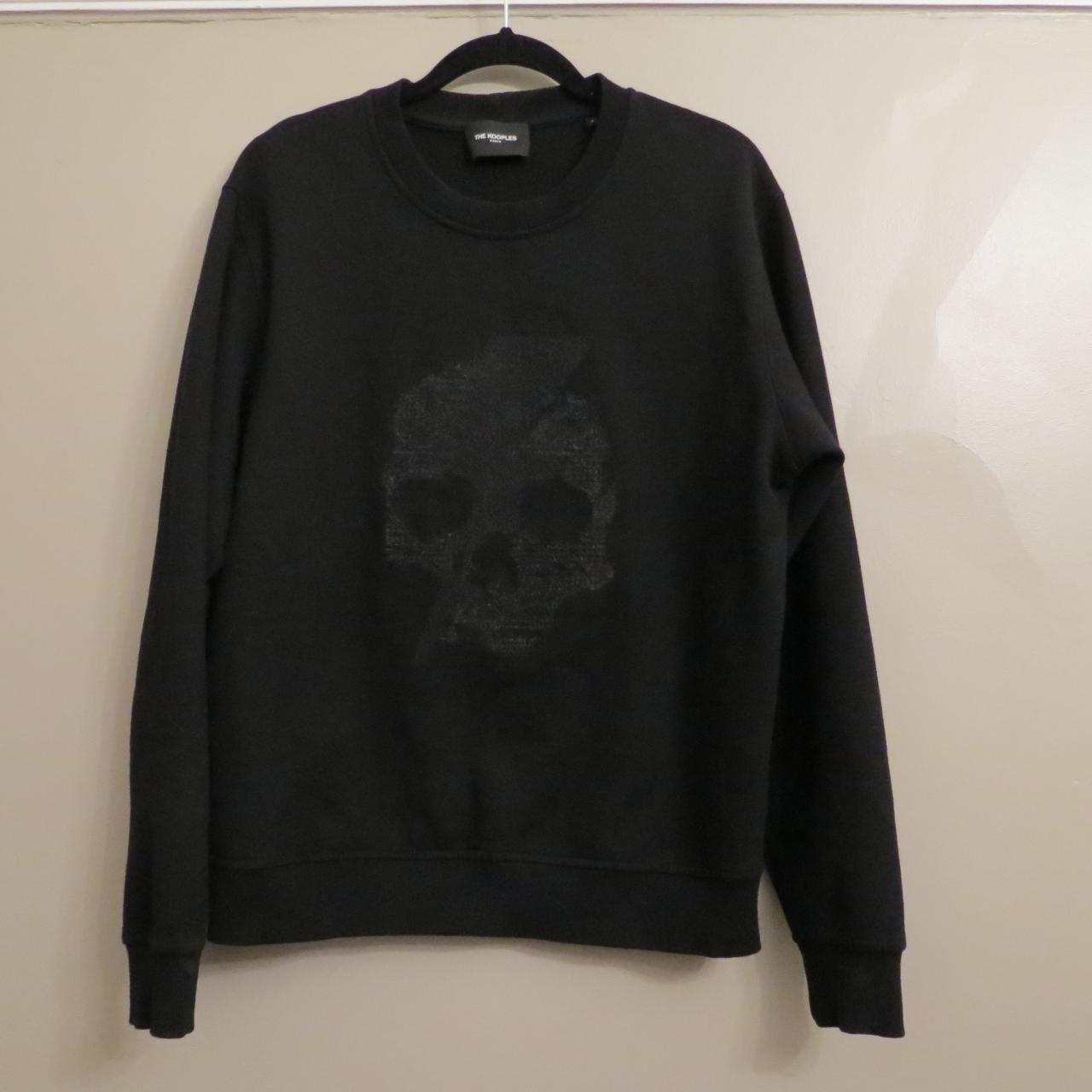 Kooples Black Skull Print Sweatshirt Stunning piece. Depop