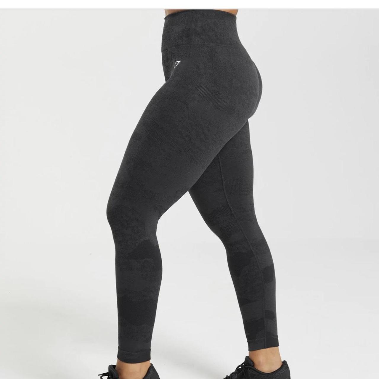 Gymshark Women's Black Leggings Depop