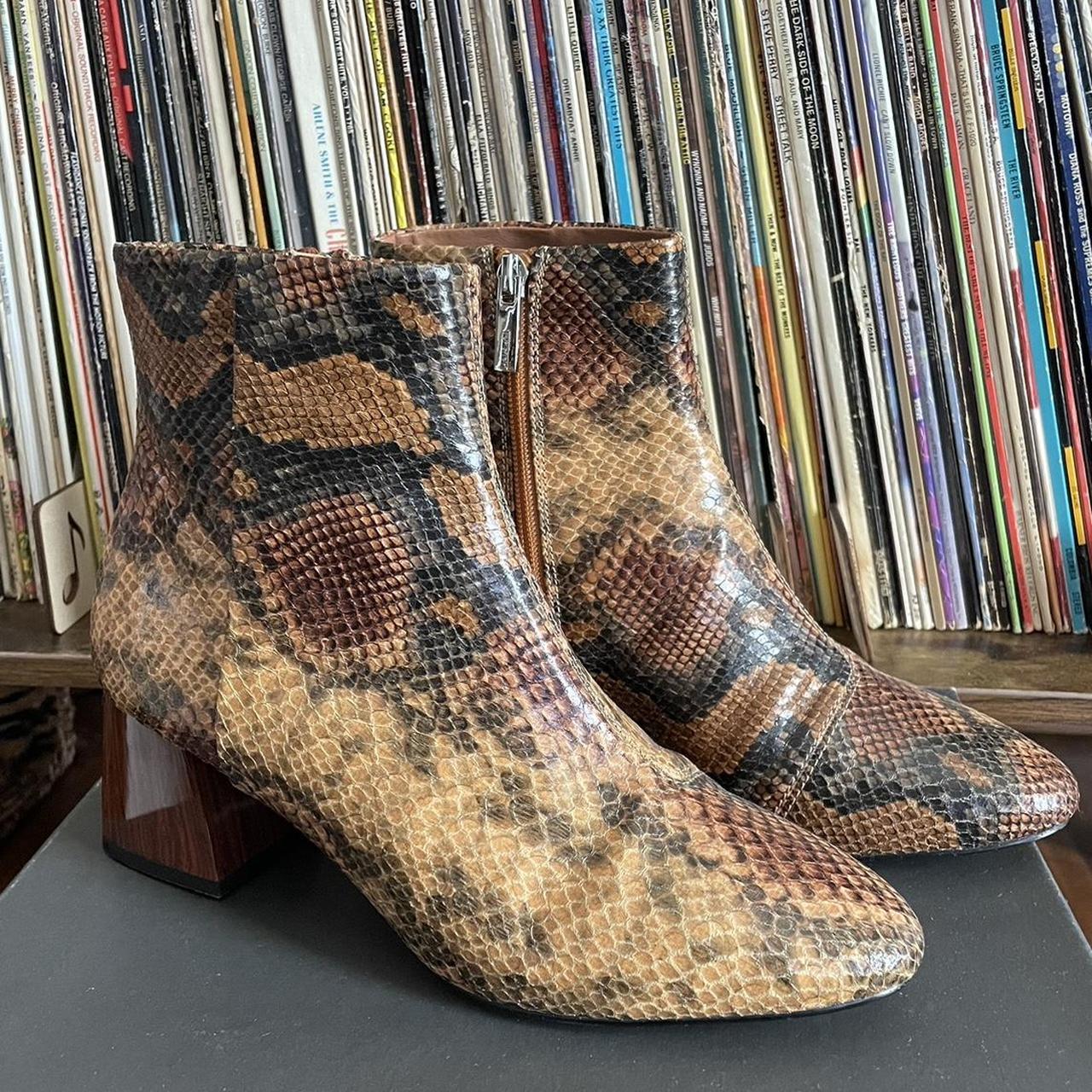 Snake on sale boots topshop