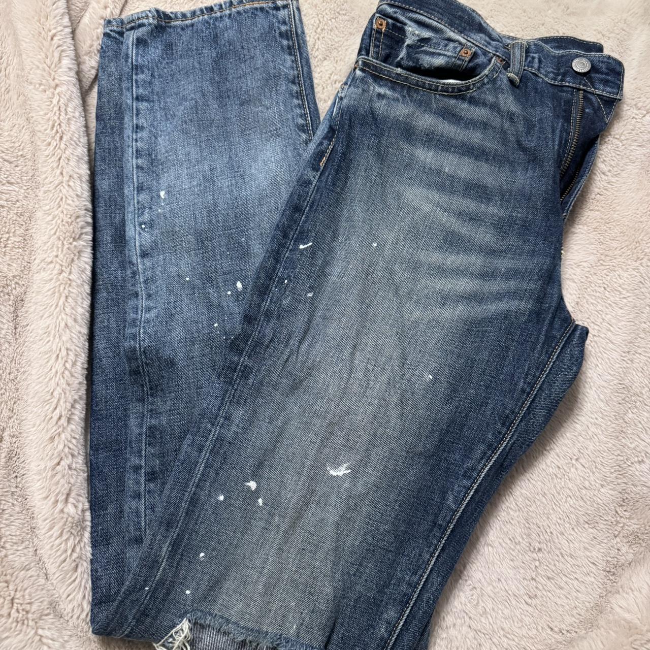 Levi’s jeans worn 1x size 32 x 36. Rip at the knee... - Depop