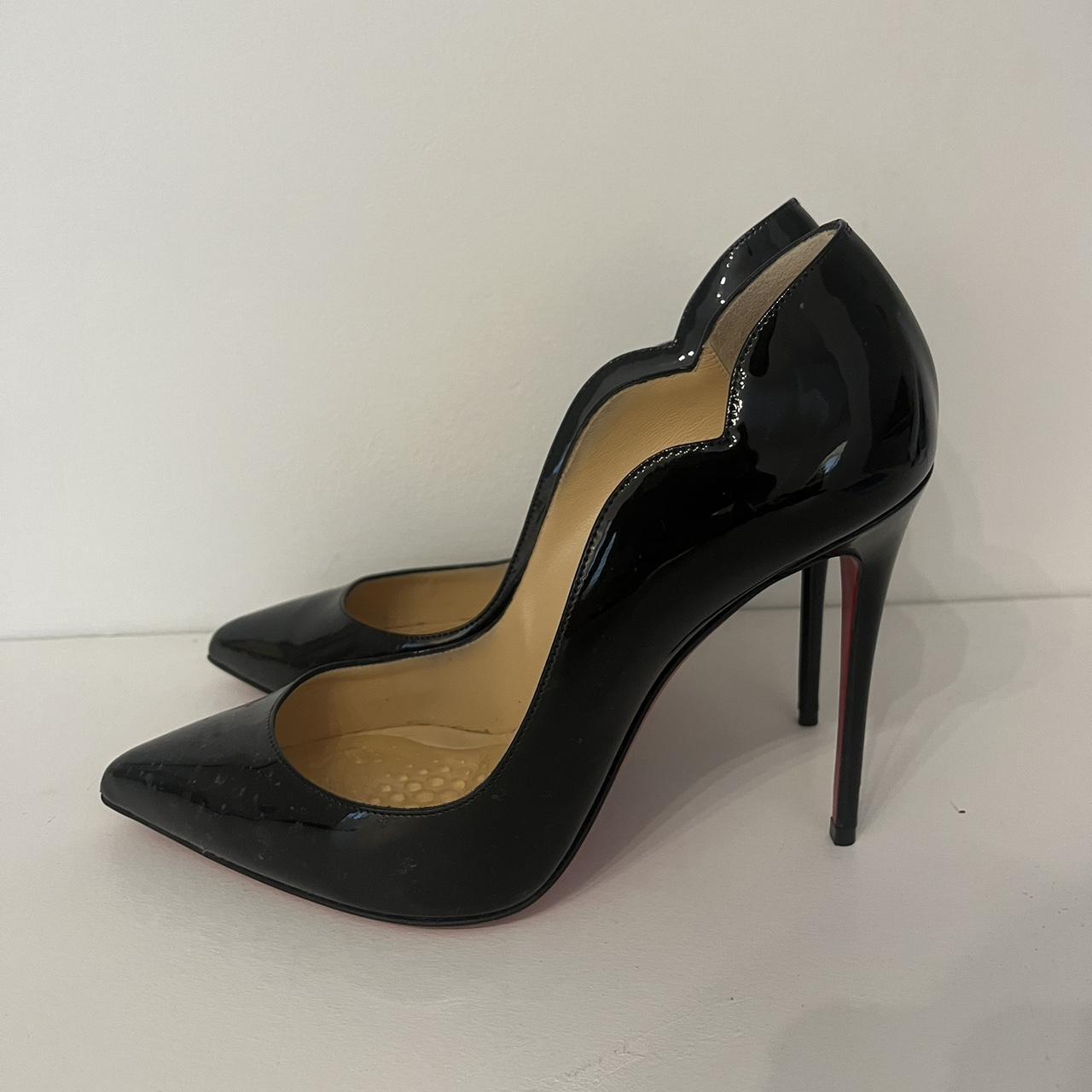 AUTHENTIC Christian Louboutin Black Hot Chick Heels Depop