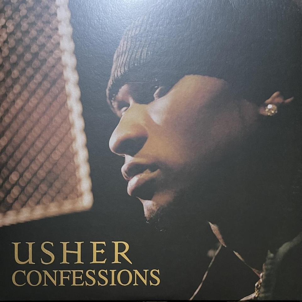 Usher Confessions 2-LP good + Art Print ~ Exclusive Gold Nugget Vinyl ~ Brand New!