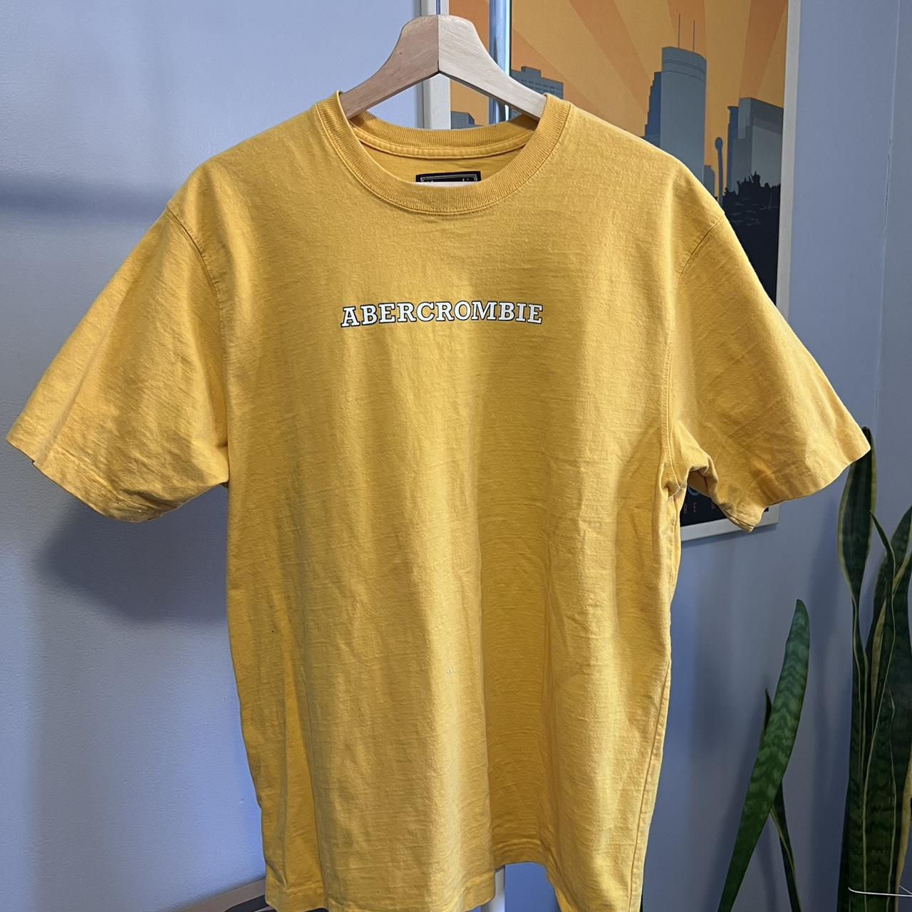 abercrombie yellow shirt