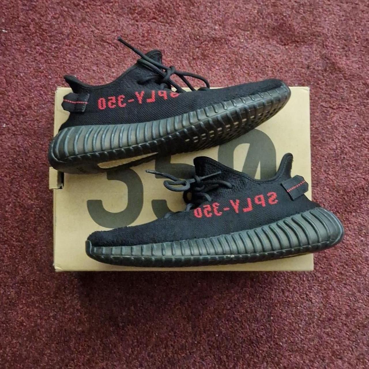Yeezy Boost 350 v2 bred Size 9.5uk used but in good... - Depop