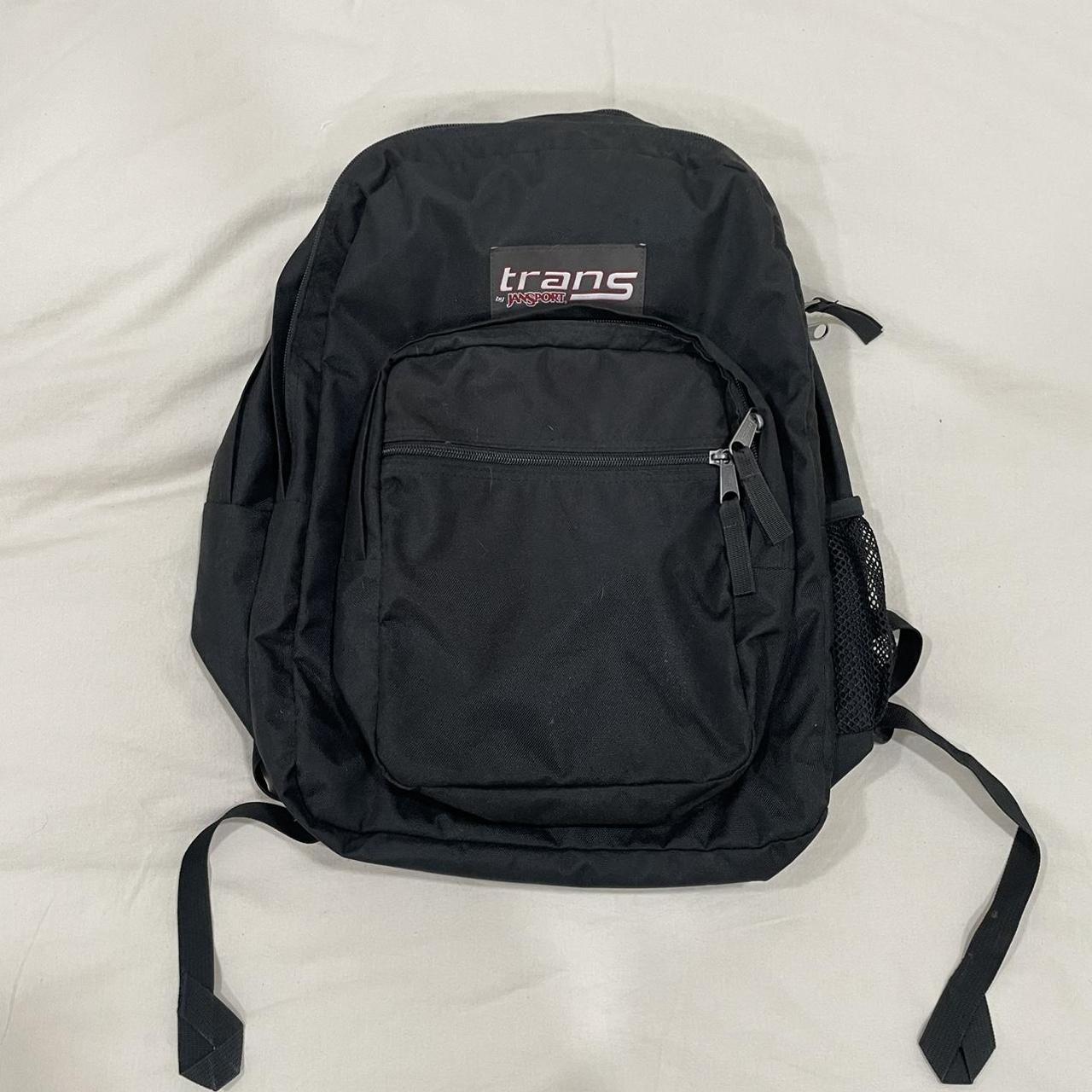 Trans by Jansport Backpack Black used in excellent... Depop