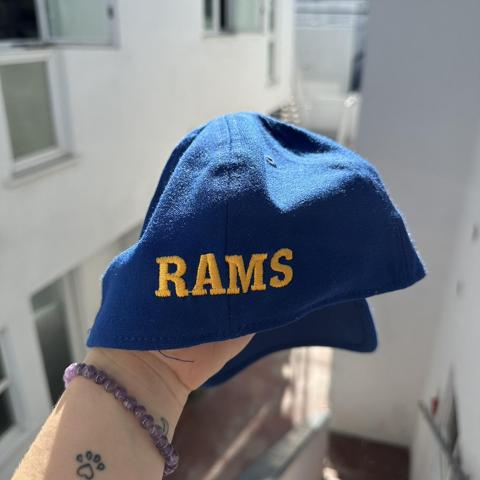 NFL New Era LA Rams blue & gray sports hat, Child - Depop