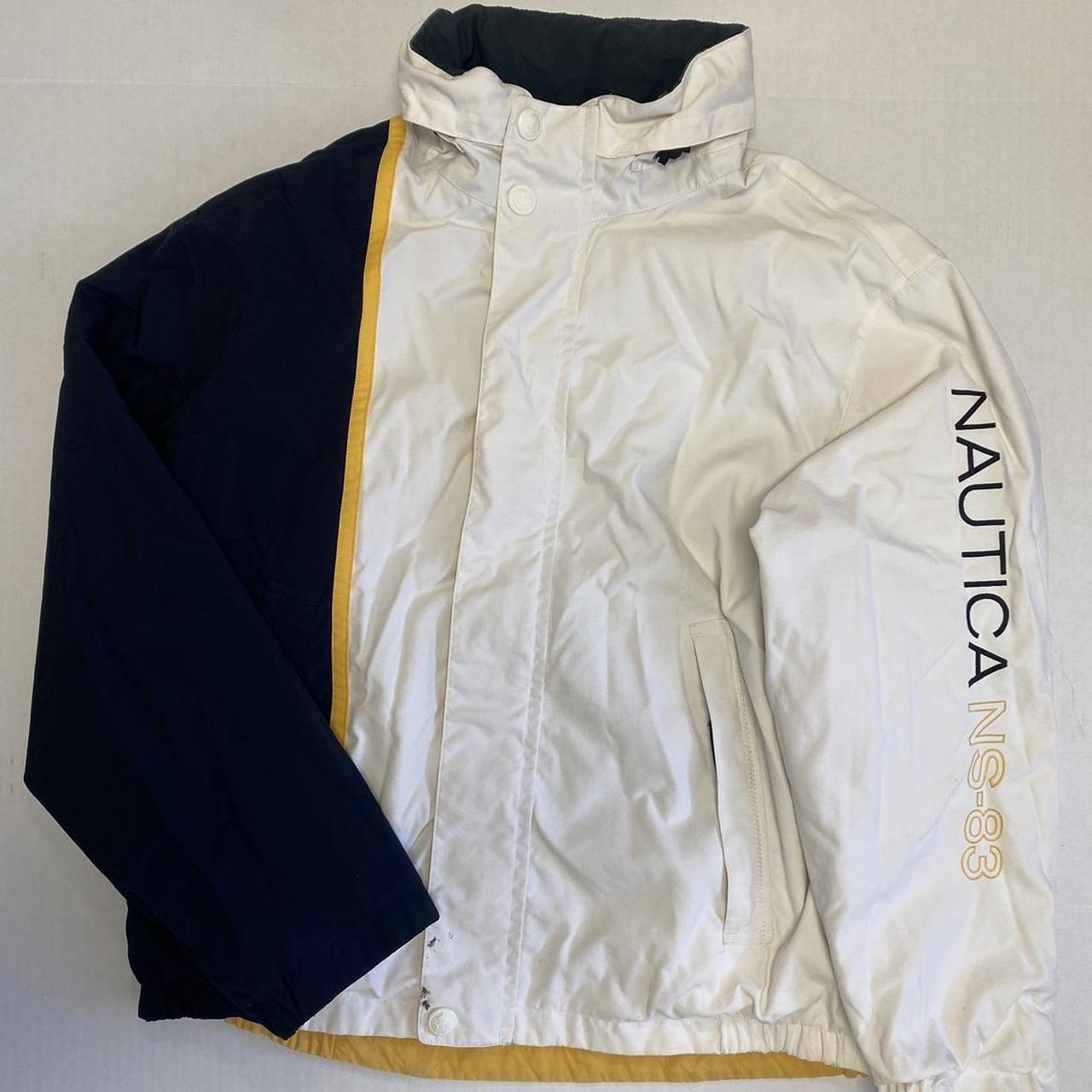 Vintage Nautica NS-83 reversible jacket with... - Depop