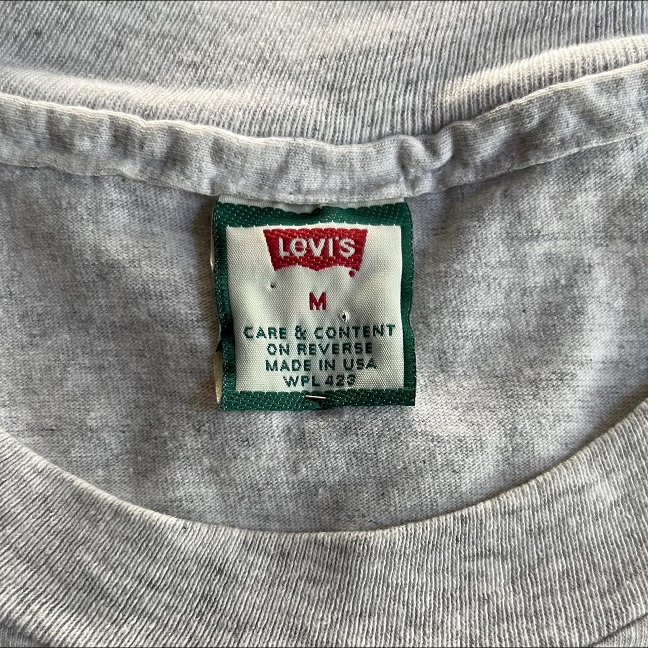 Vintage levis hotsell shirt labels