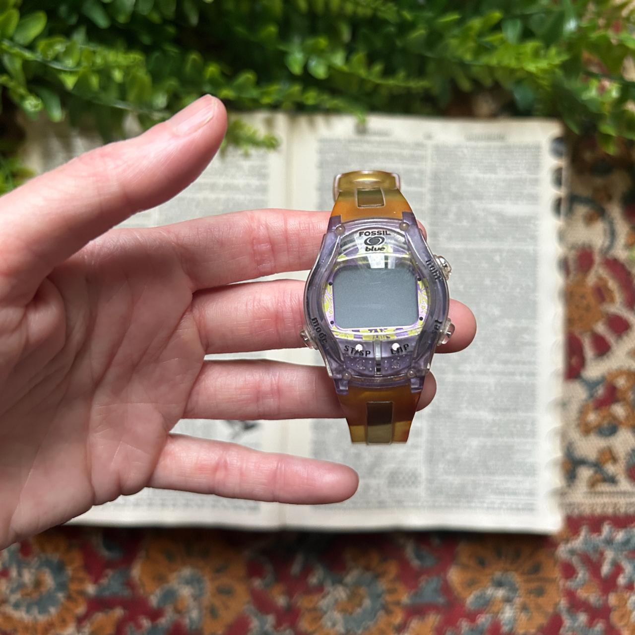 Rare Y2K Vintage Fossil Blue Watch 🧚🏻‍♂️⚔️⚗️ The sickest 