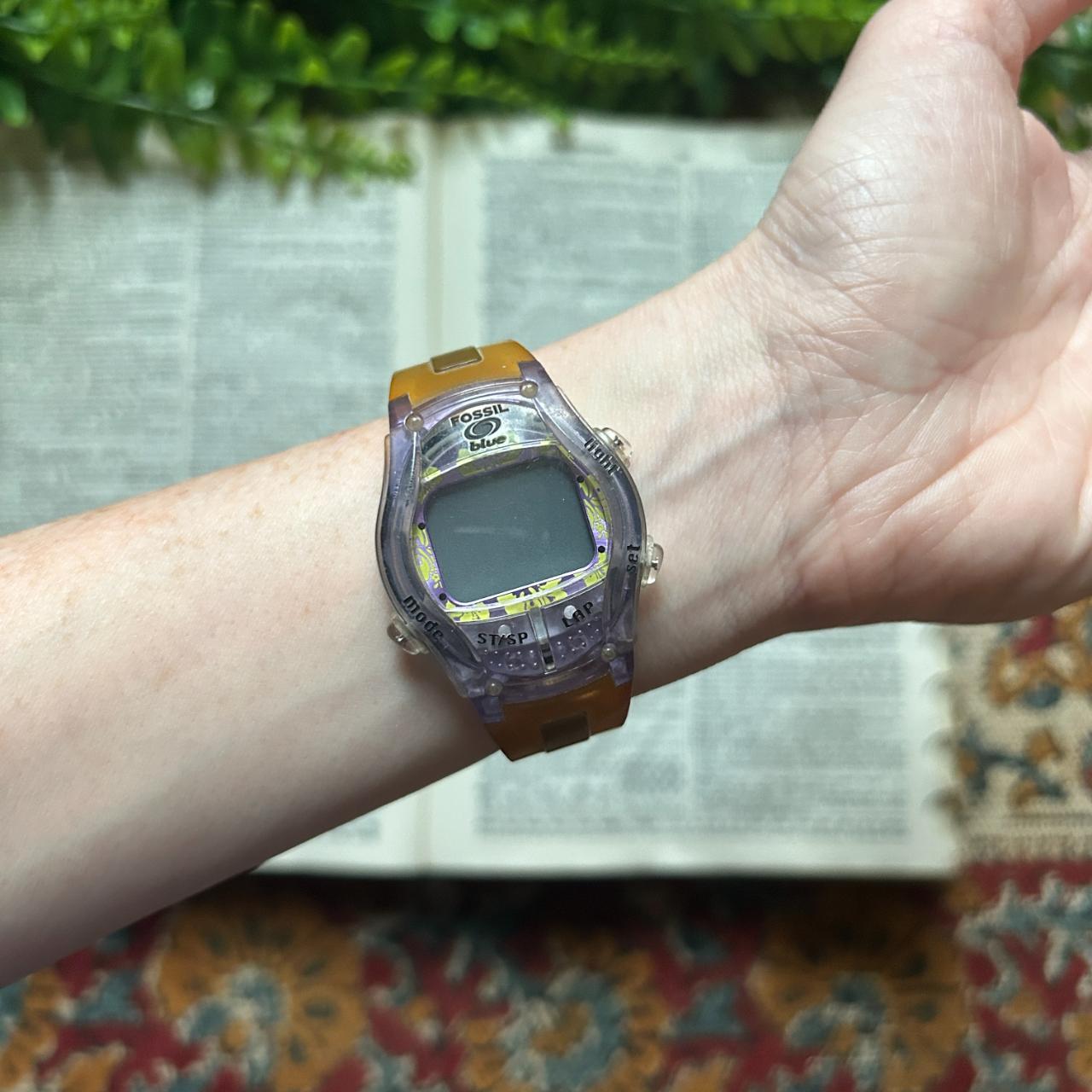 Rare Y2K Vintage Fossil Blue Watch 🧚🏻‍♂️⚔️⚗️ The sickest