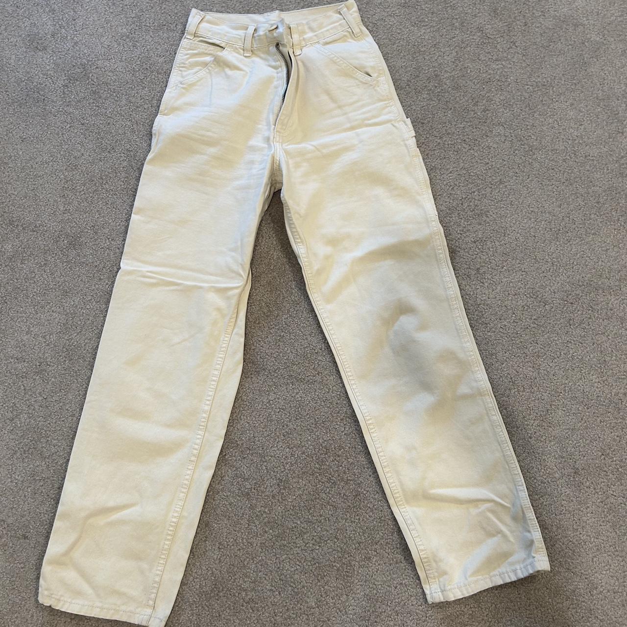 Brandy melville white cheap corduroy pants