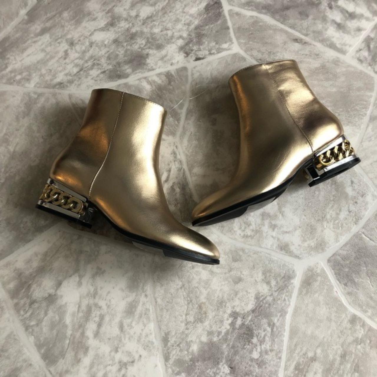 Women's Gold Boots | Depop