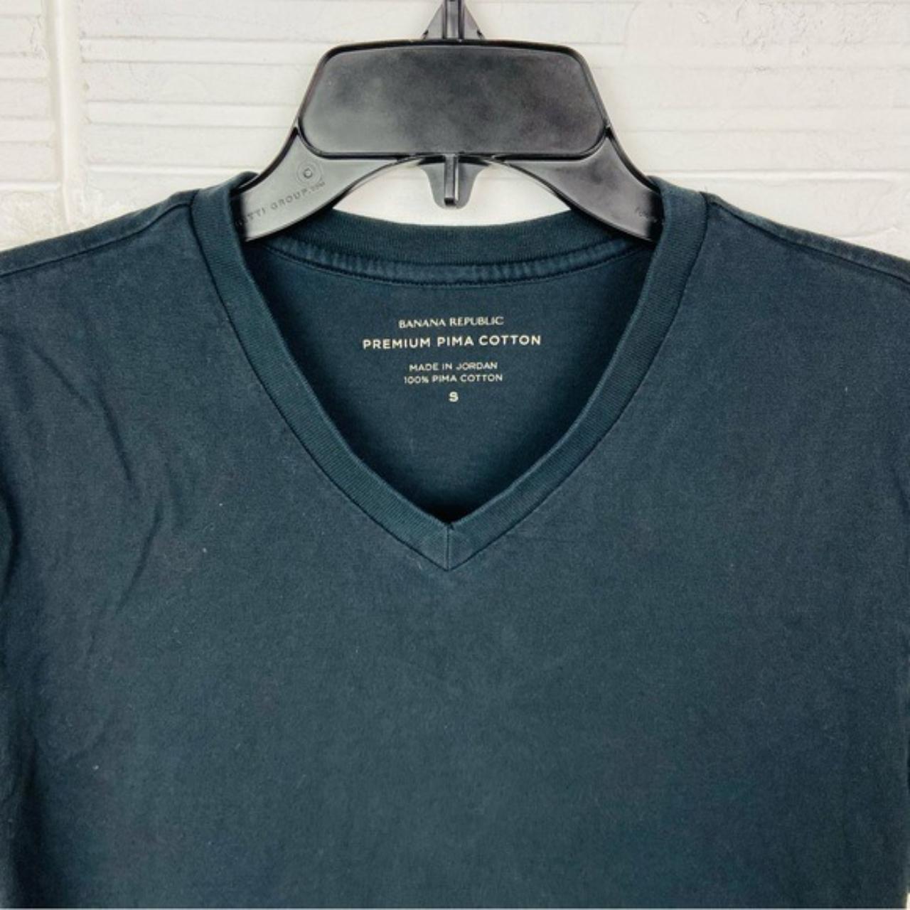 banana republic pima cotton v neck