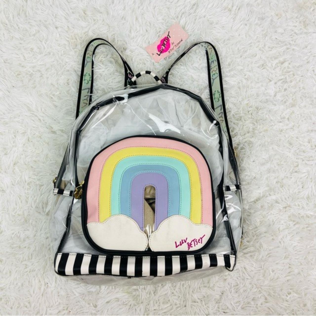 NWT Betsey Johnson rainbow lips buy crossbody