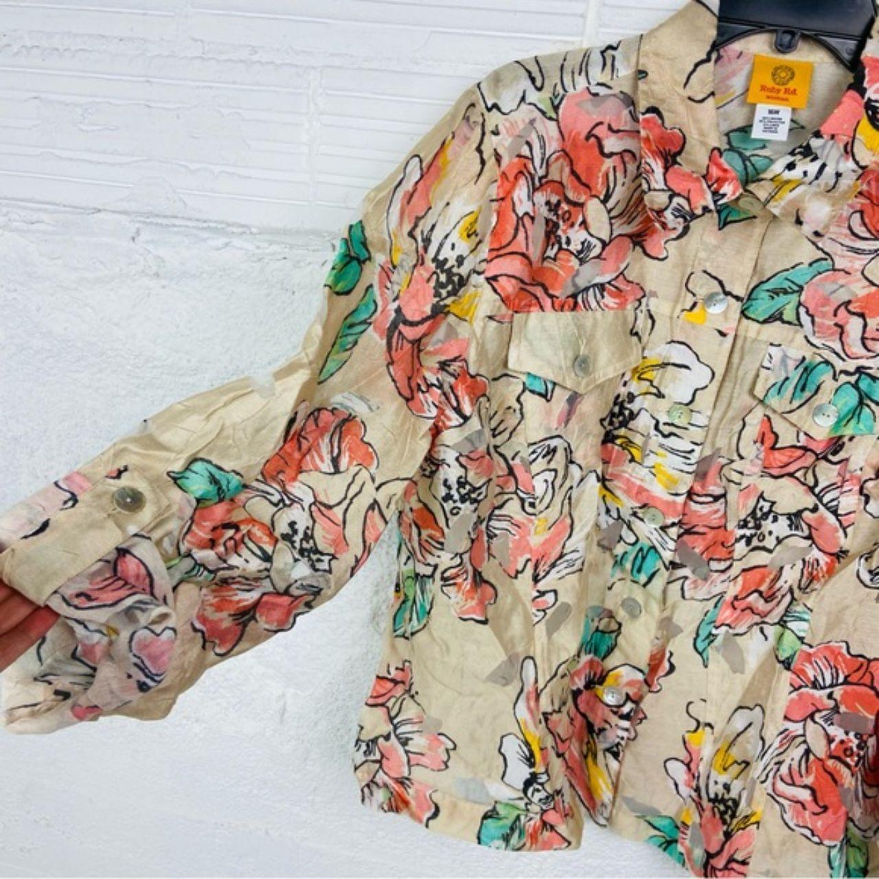 Ruby Rd. Women's Blouse - Multi/Cream - 16 – Ruby… - image 6