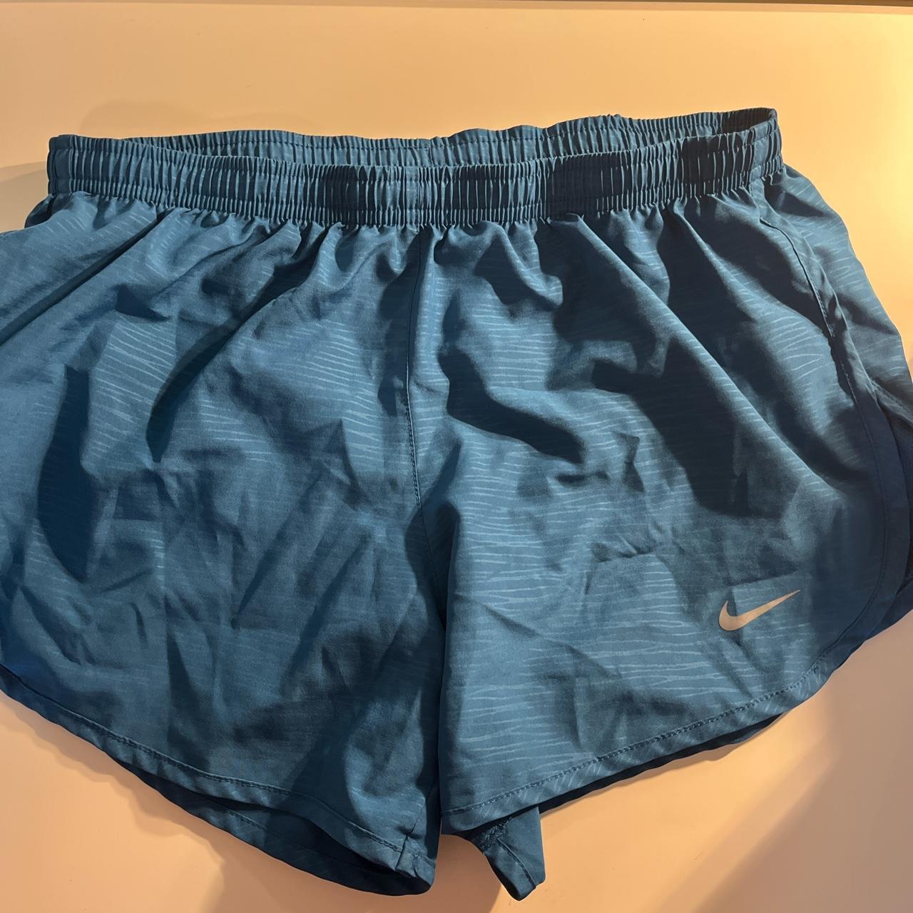womens nike blue shorts