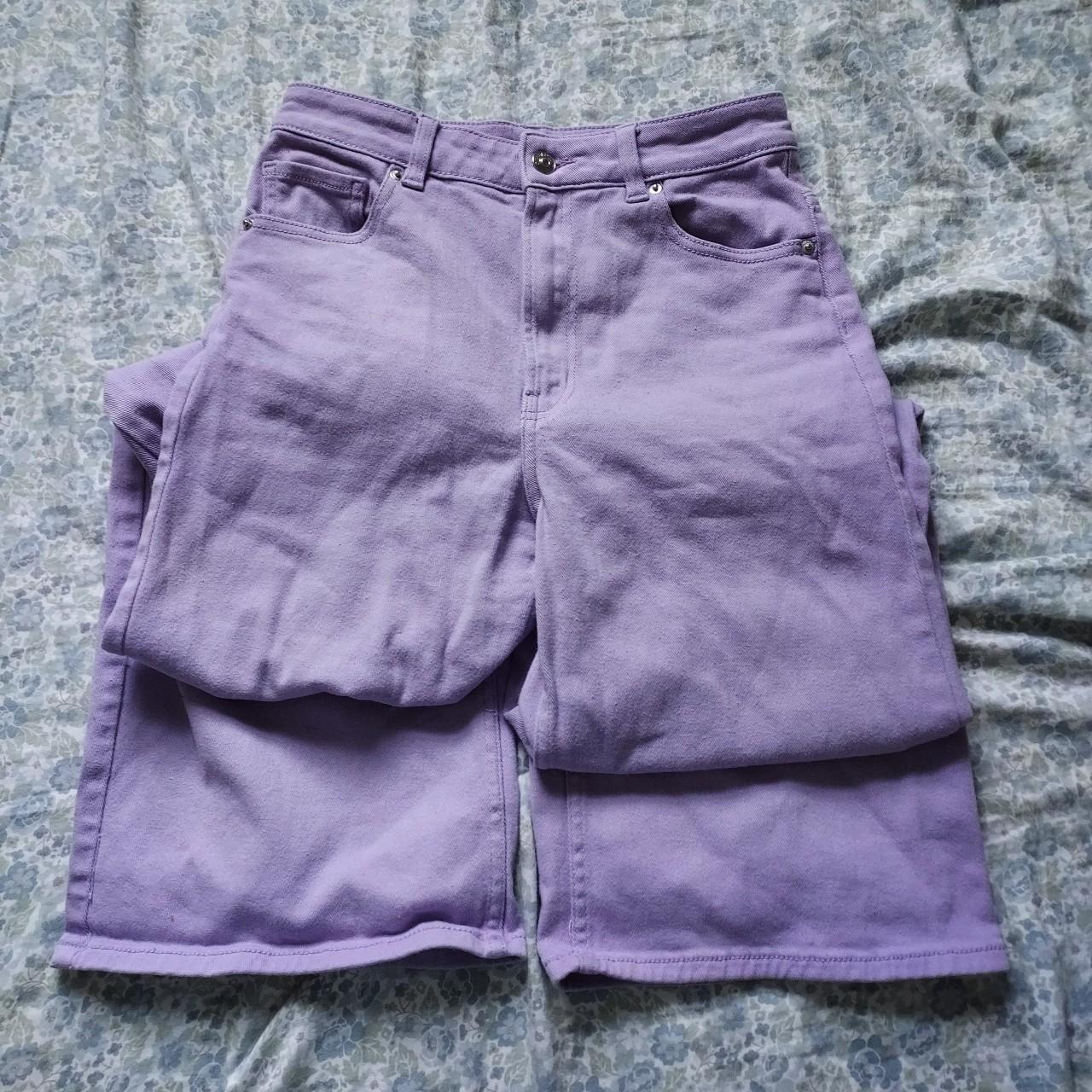 H&M Women's Purple Jeans | Depop