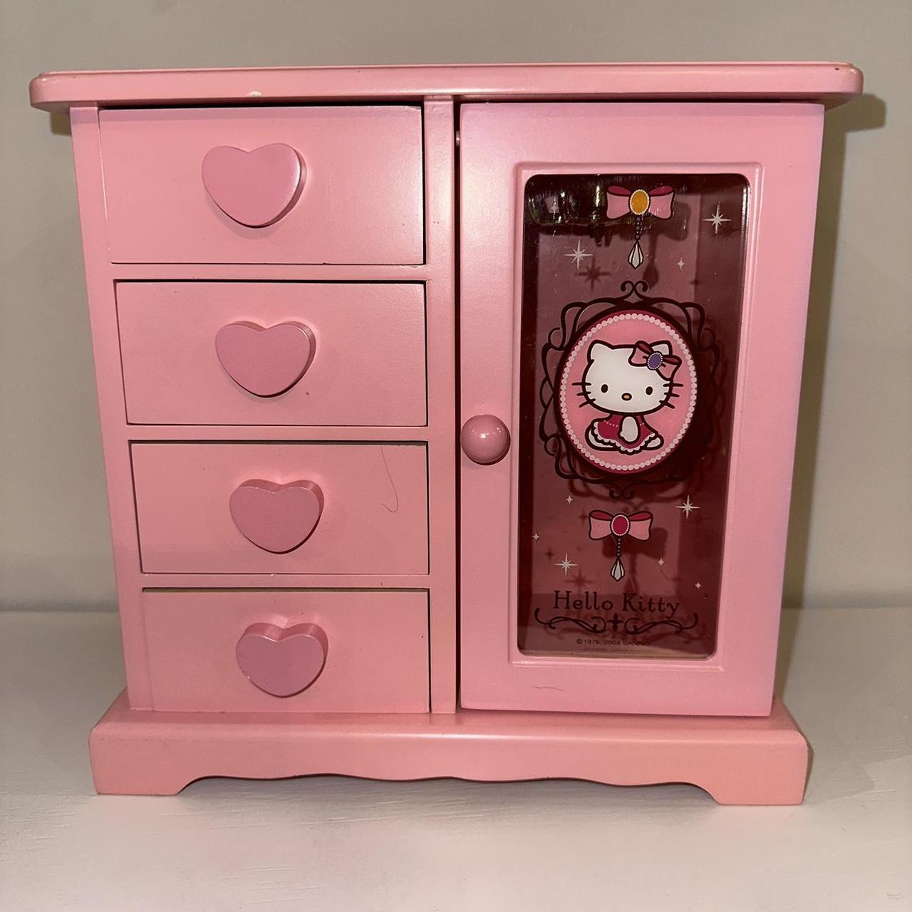 Hello Kitty Drawer Chest Stack Storage Pink Sanrio Inspired by You.