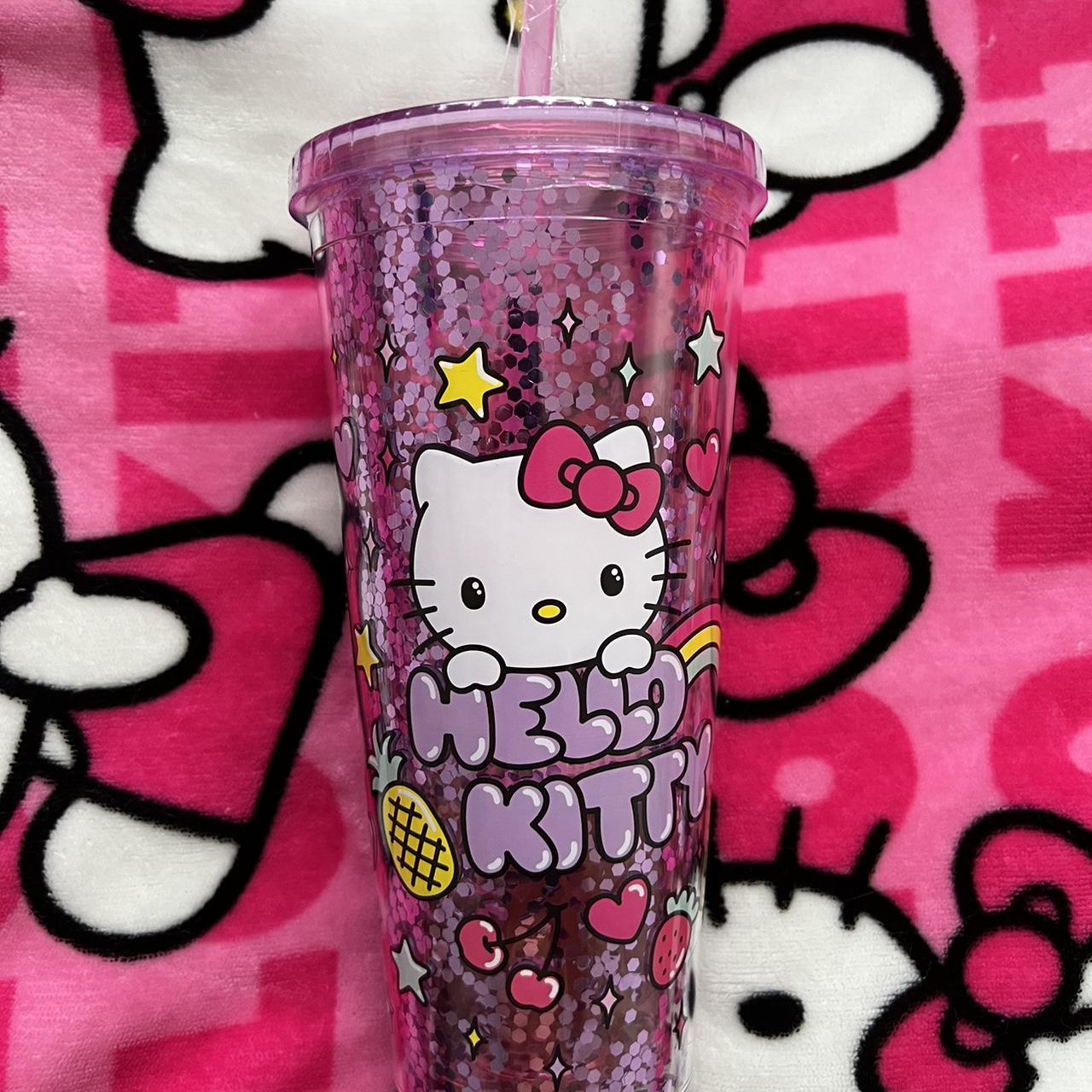 Sanrio Clear Tumbler Hello Kitty