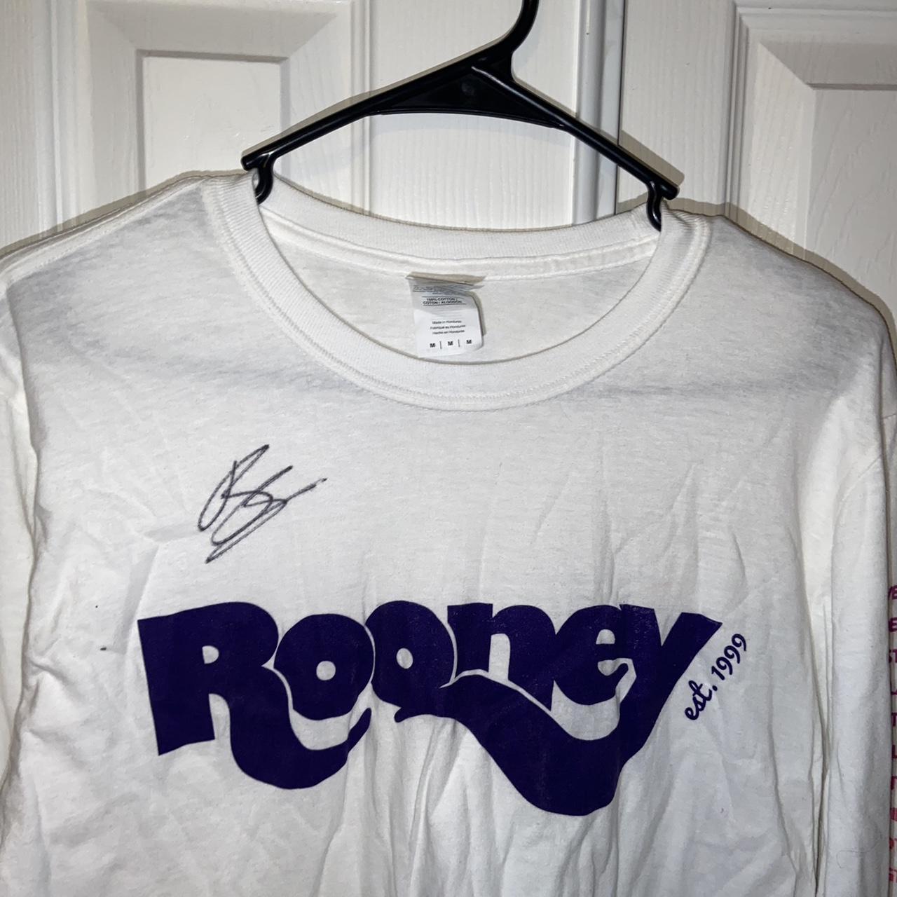 Rooney Band Signed Shirt 2019 Tour #rooney... - Depop