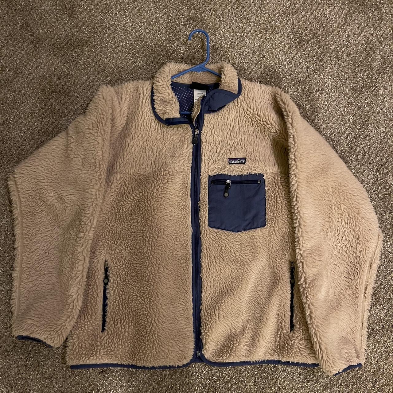 Patagonia Retro X Cardigan Jacket XL Oatmeal Deep... - Depop