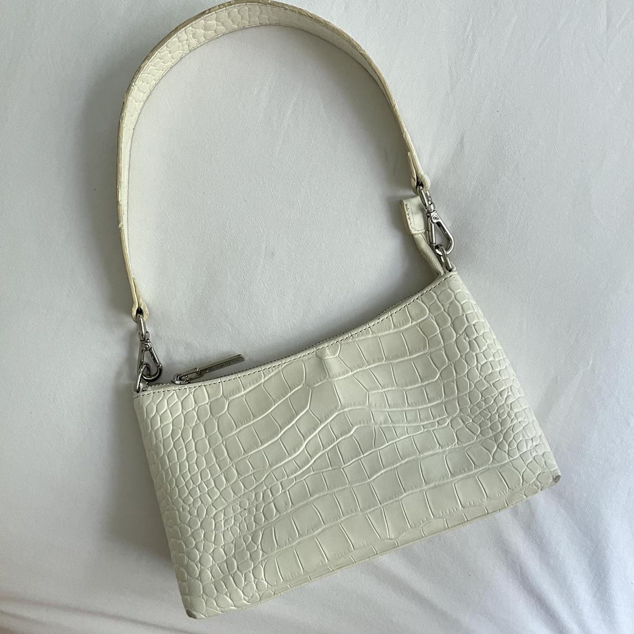 Nakedvice White Croc Shoulder Bag Length Depop