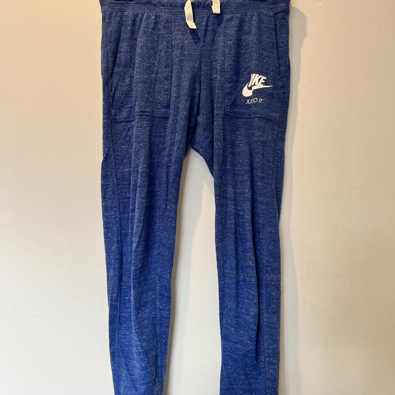 blue nike tracksuit womens