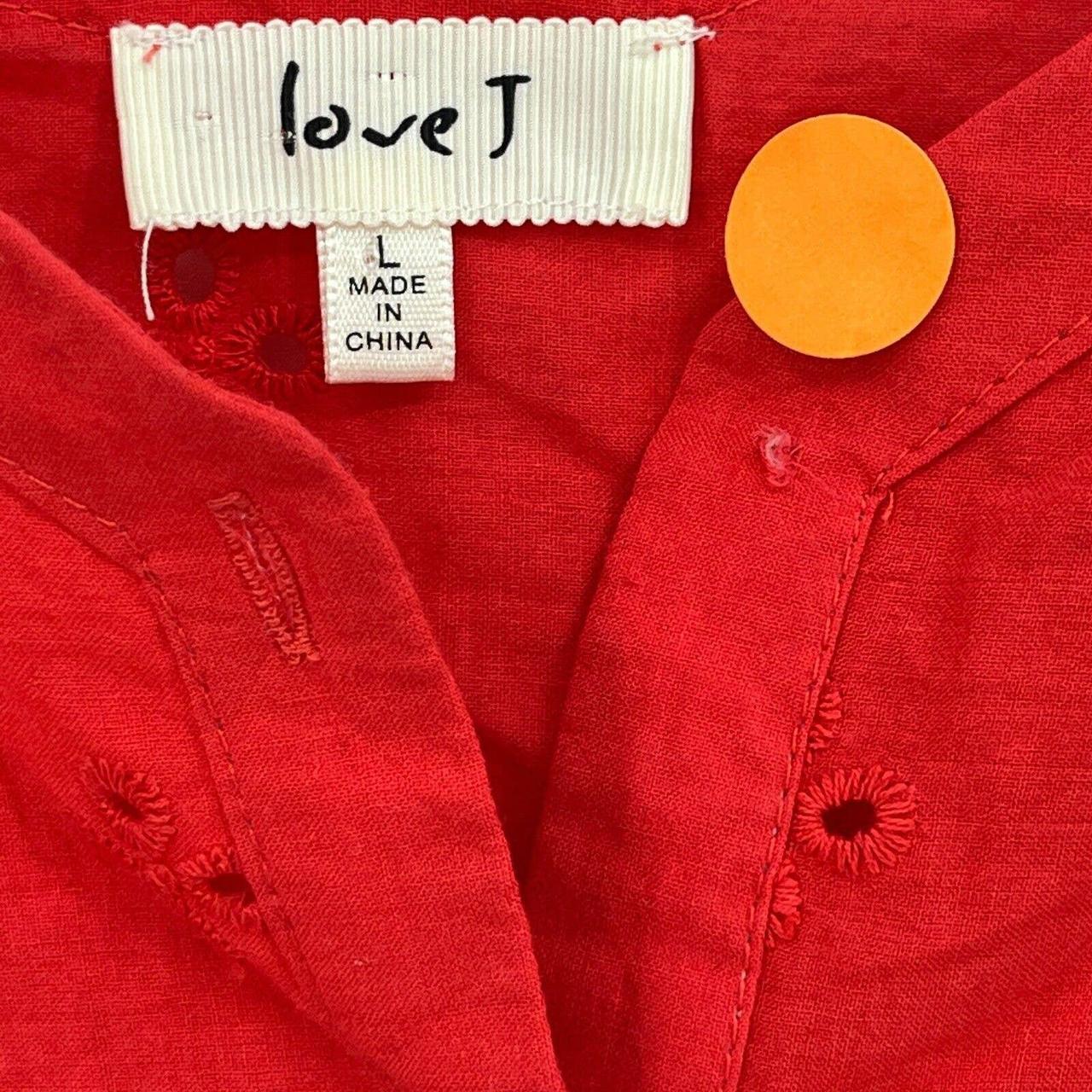 Love J Women's Red Vest Depop