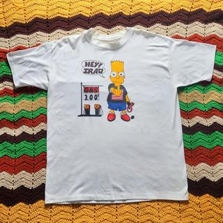 Rare 1980s Bart Simpson Gas Crisis Bootleg Shirt... - Depop