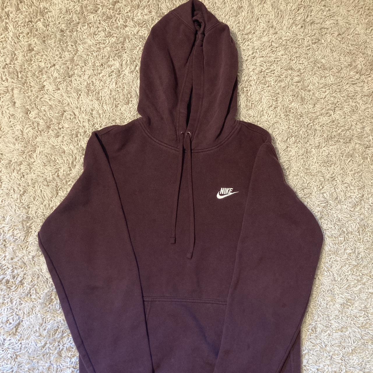 mahogany nike sweatshirt