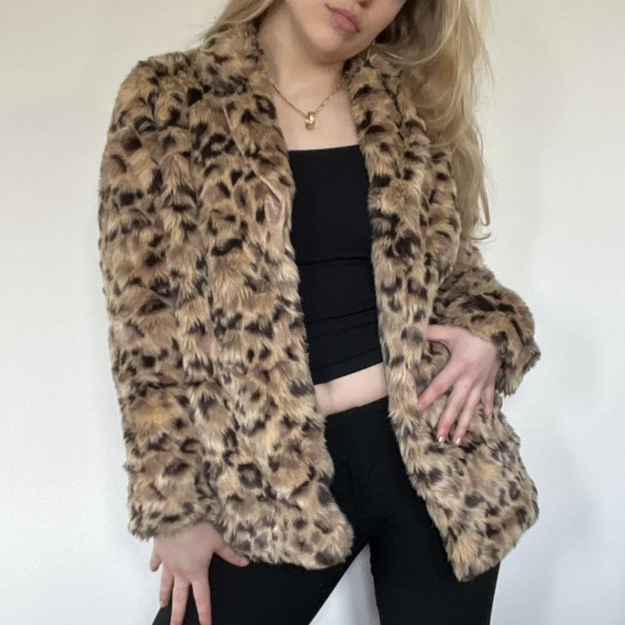 Faux fur coat clearance revolve