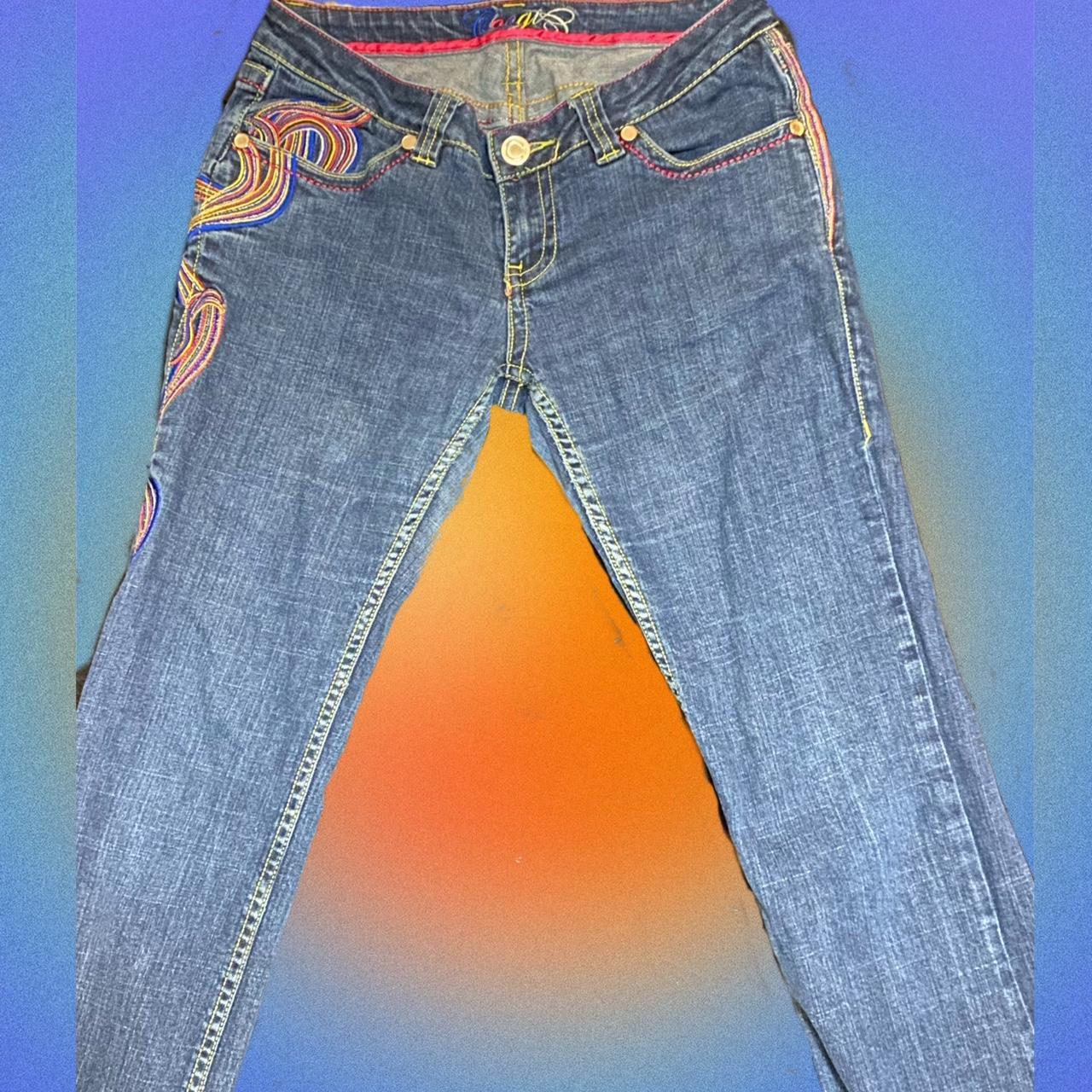 Low Waisted Coogi Jeans 🔥 So cute Size 11/12 I’m... - Depop