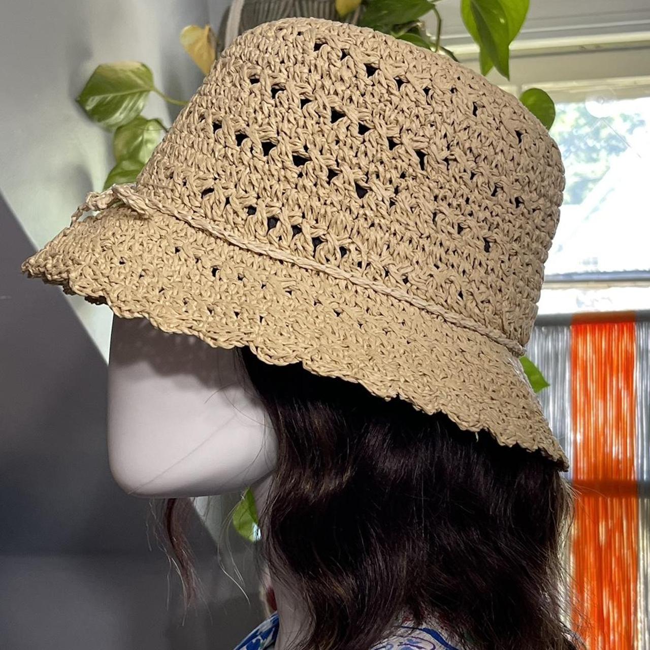 American Vintage Women's Tan Hat Depop