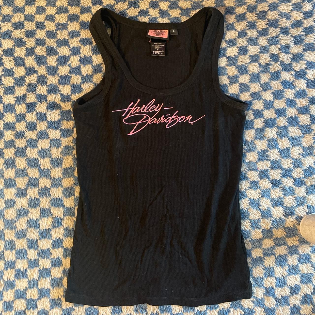 Women's Black and Pink Vest | Depop