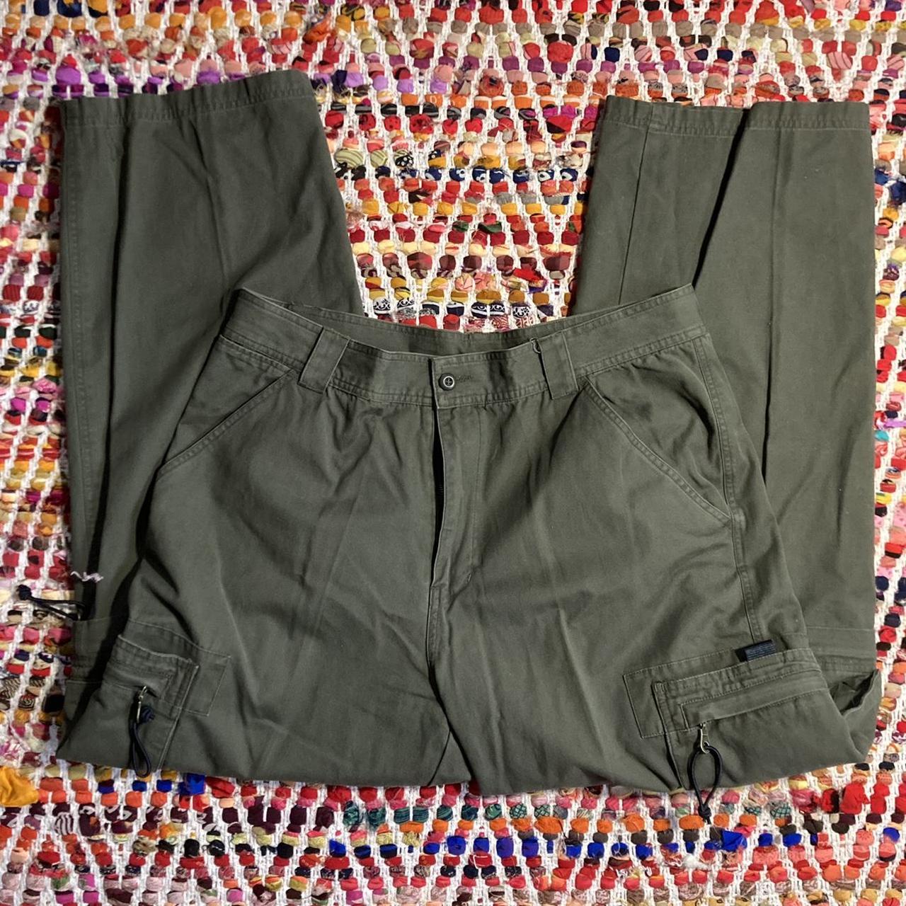 Utility Men's Green and Black Trousers