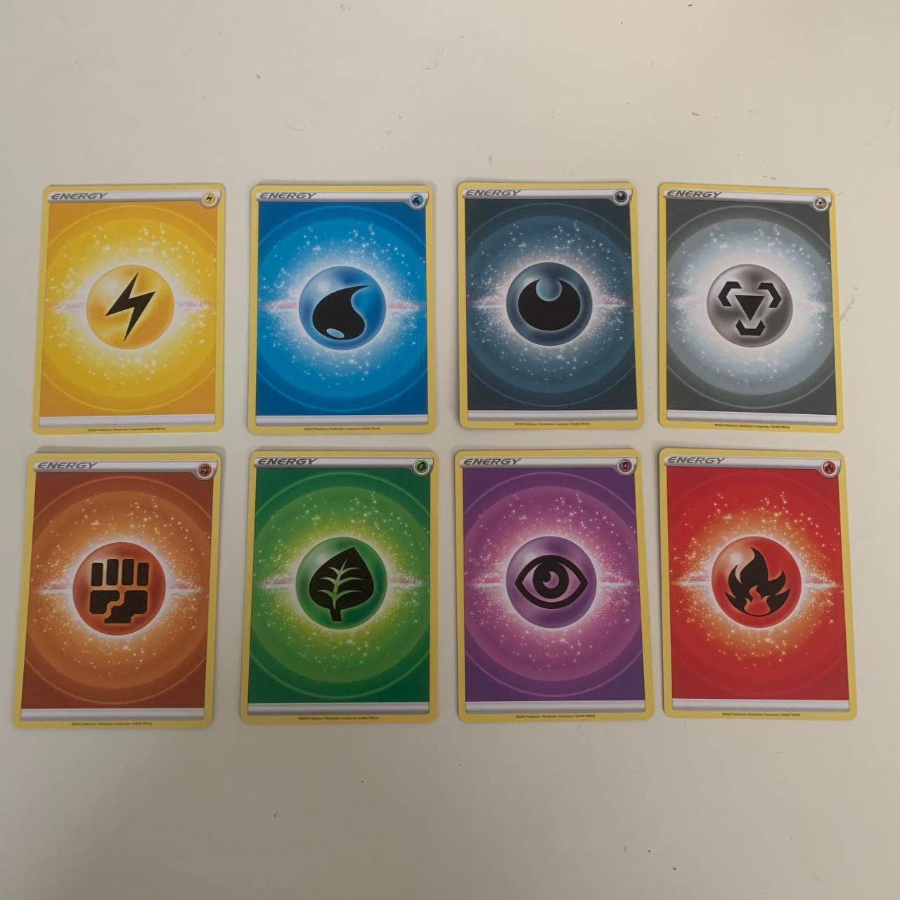 Pokémon Energy Cards 2022 Set of 8 Energy Cards for... - Depop