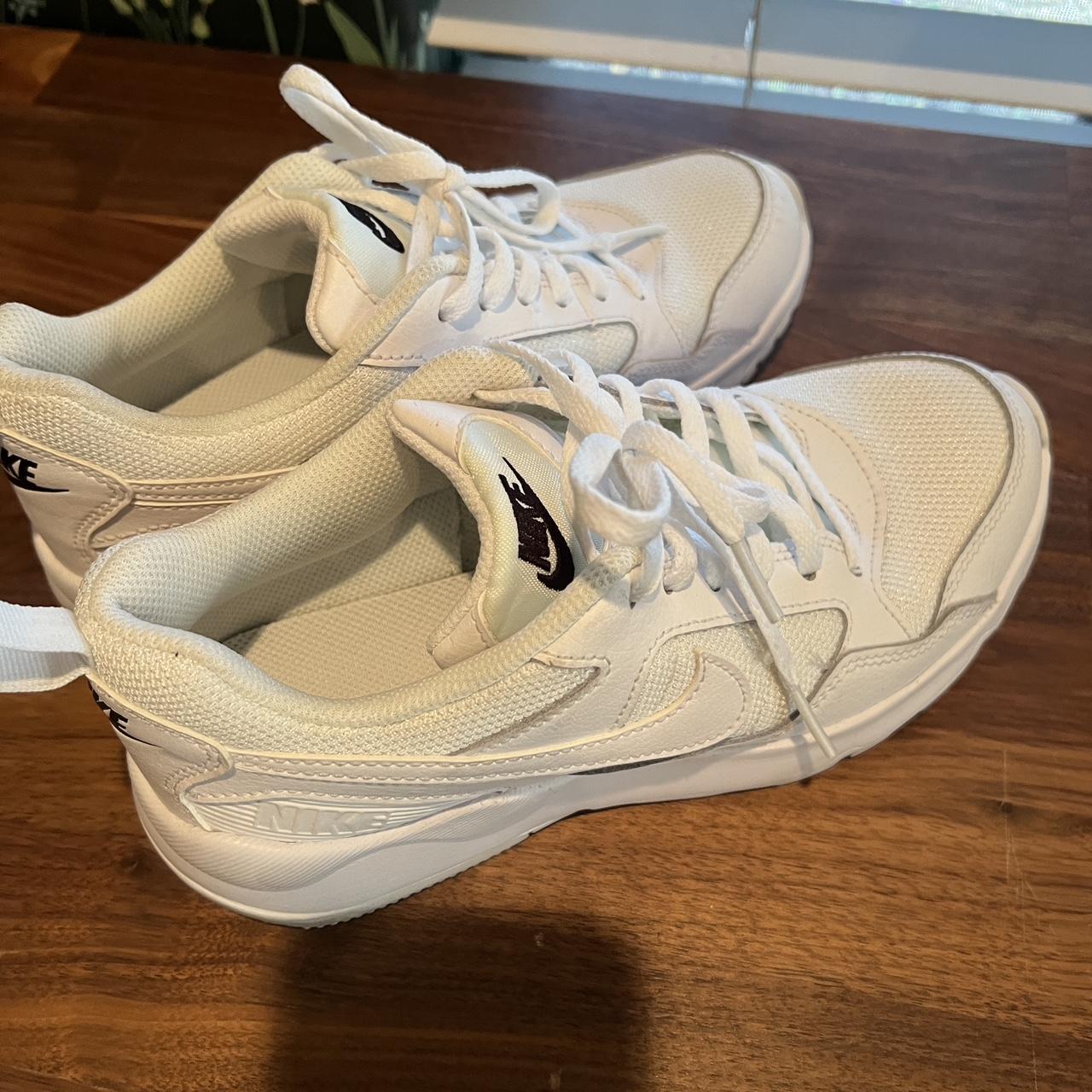 full white nike shoes