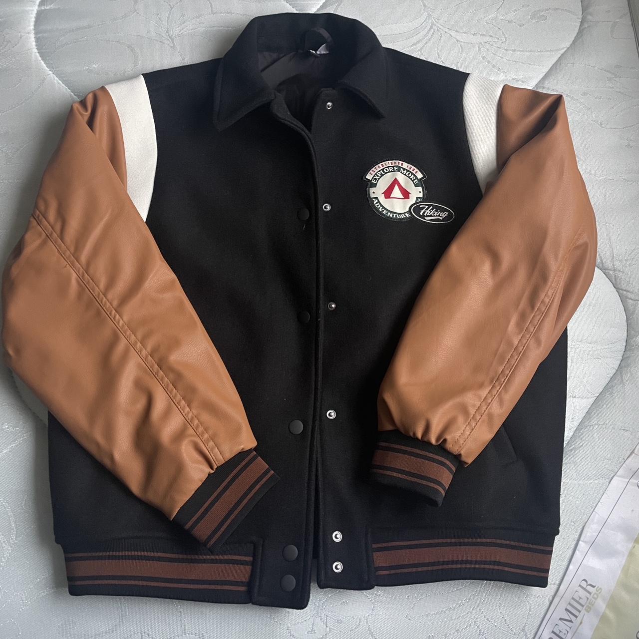 H&M varsity jacket Little small faint mark as shown... Depop