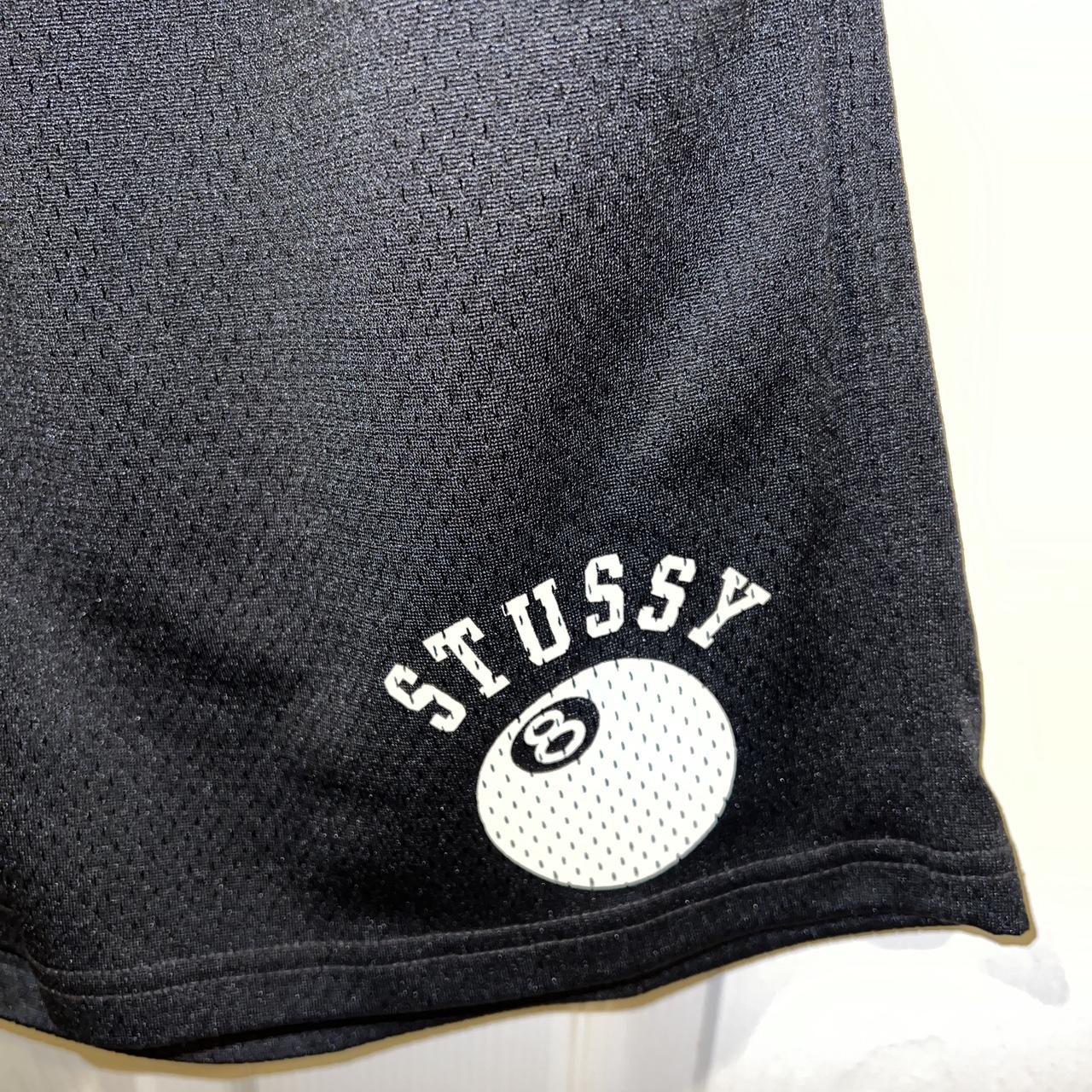 Rare Stussy 8 ball mesh shorts black Only ones for... - Depop