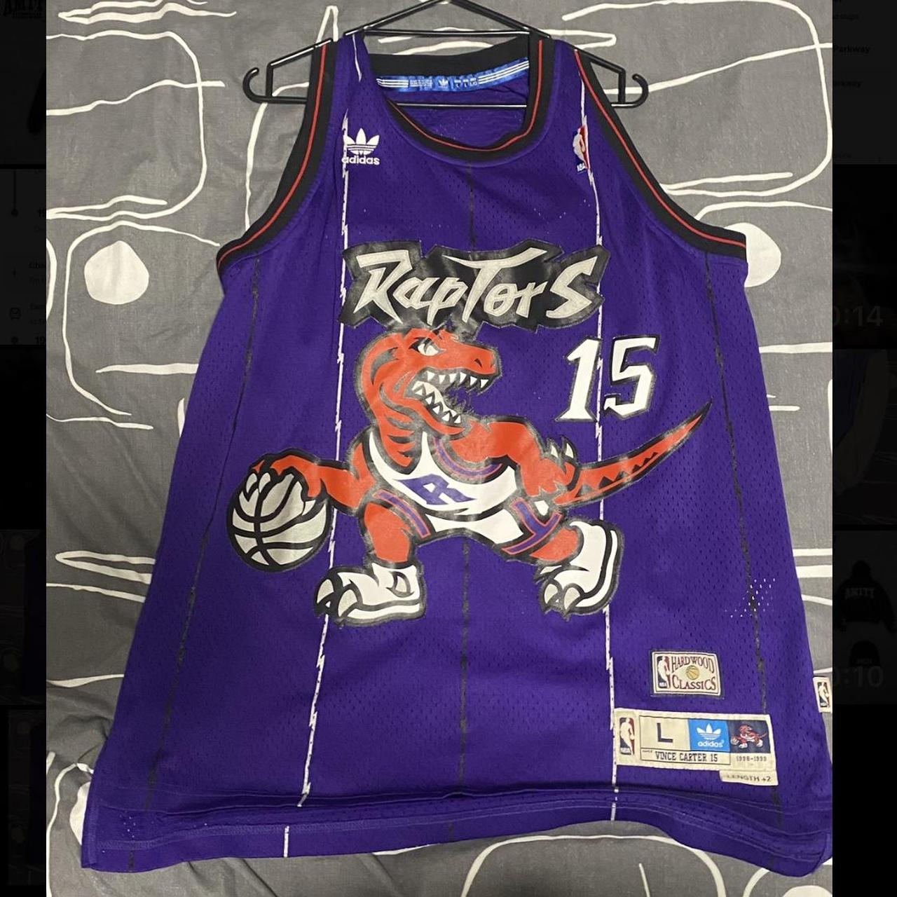 vince carter raptors hardwood classic jersey